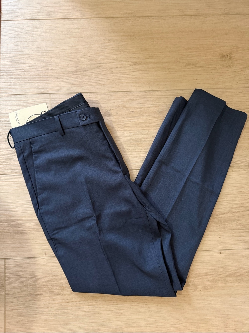 Scotch & Soda Men's Dark Navy Dress Pants